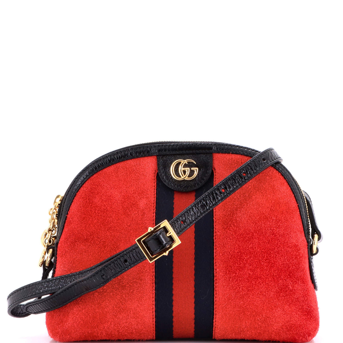 Gucci GUCCI Ophidia Dome Shoulder Bag Suede Small
