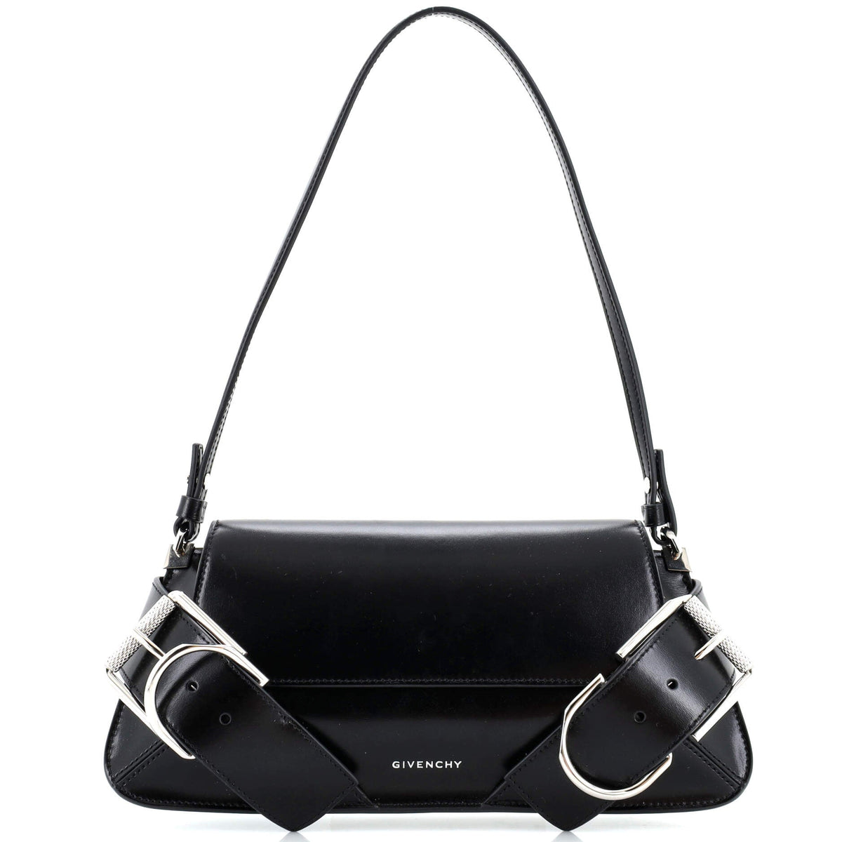 Givenchy GIVENCHY Voyou Shoulder Flap Bag Leather