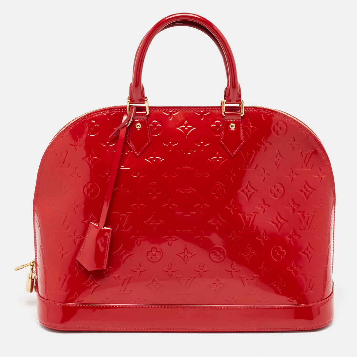 Louis Vuitton Pomme D&rsquo;amour Monogram Vernis Alma GM Bag