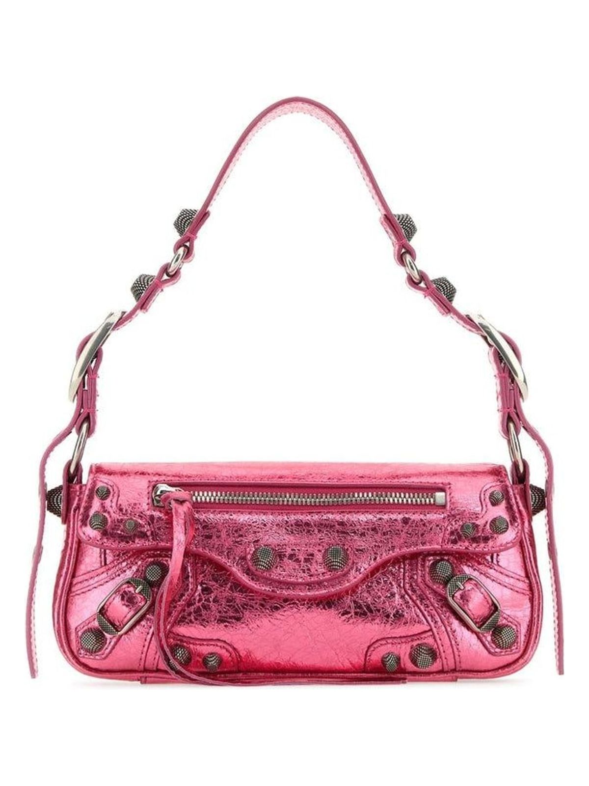 Balenciaga Women's Le Cagole Xs Sling Shoulder Bag in Pink & Purple | Size UNICA | 7716702AA0L