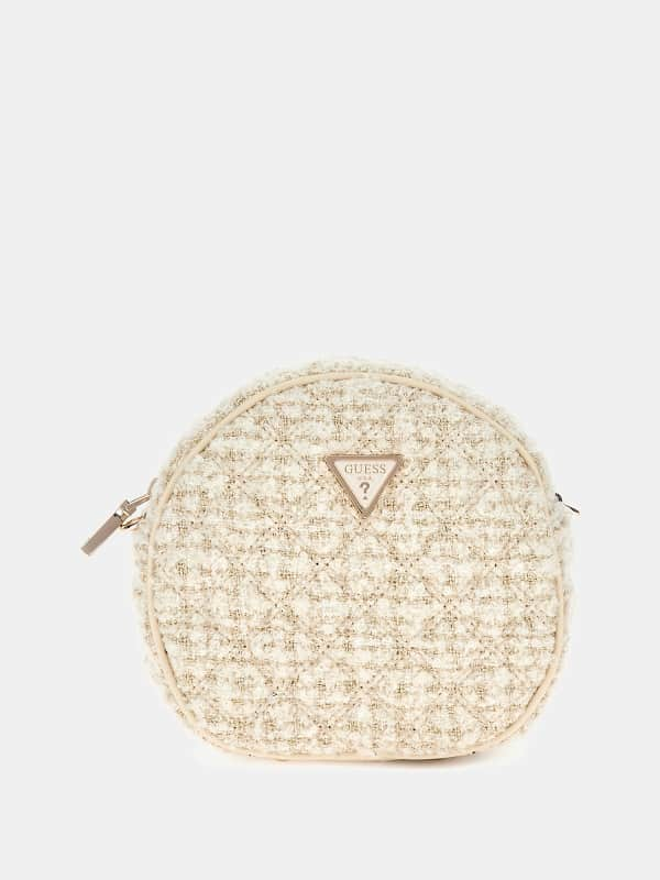 Guess Giully Tweed Mini Crossbody