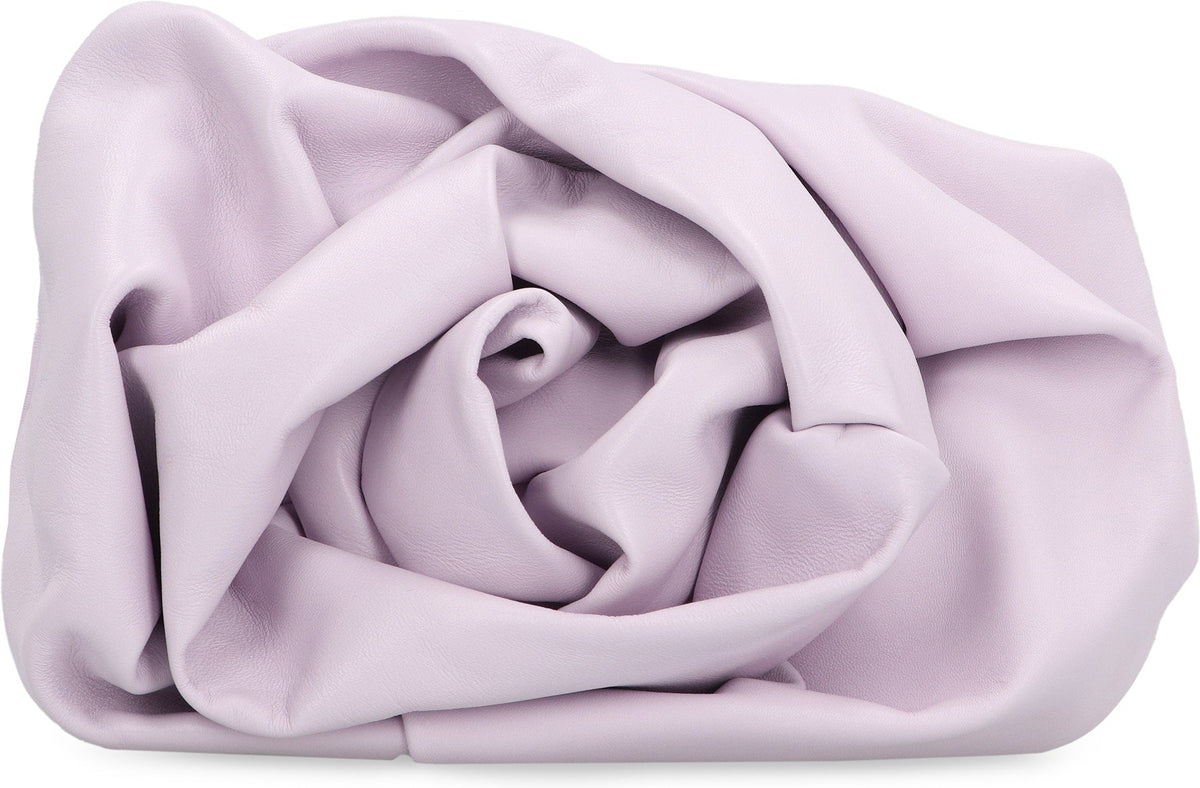 Burberry Women's Rose Leather Clutch in Lilac | 8078860146771 Color B7312