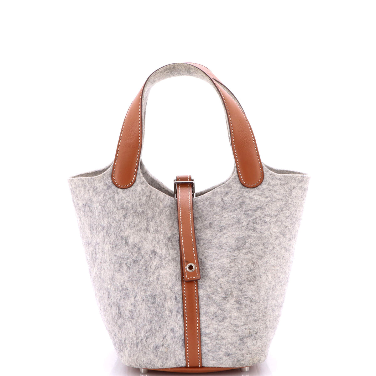Herm?s Picotin Lock Bag Felt with Leather PM