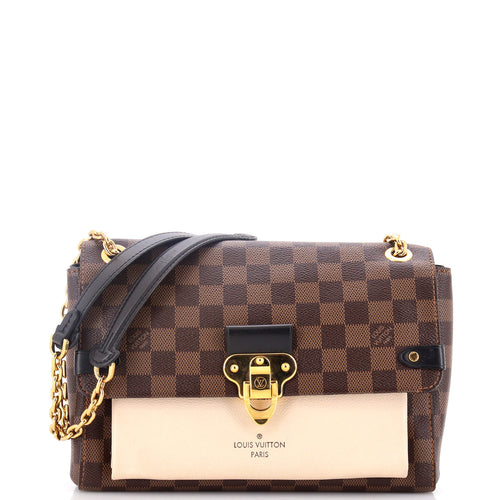 Vavin Handbag Damier with Leather PM
