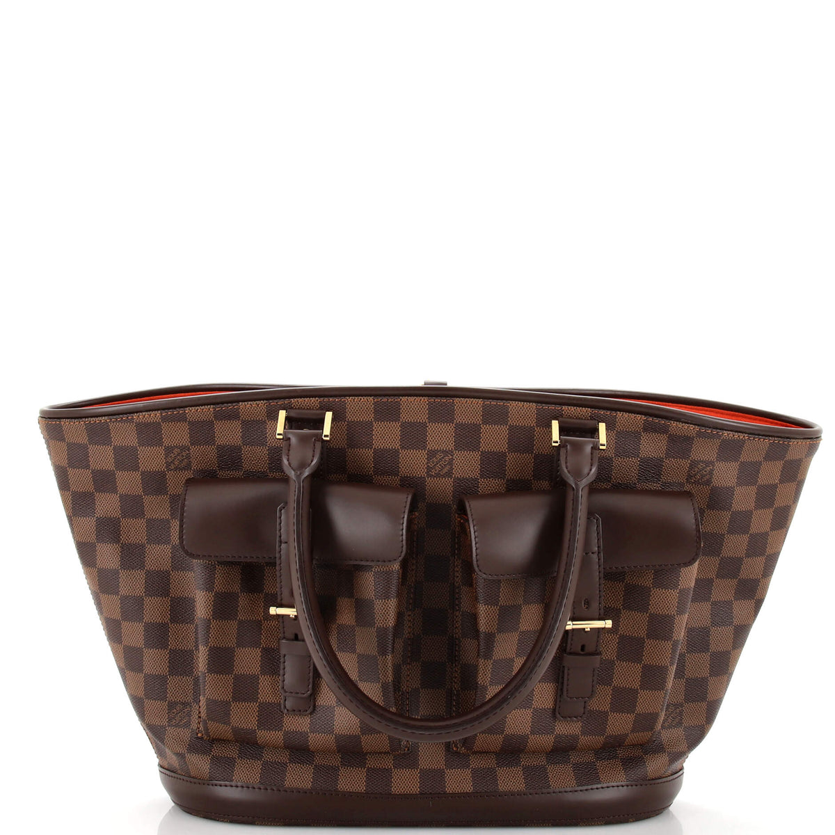 Louis Vuitton Manosque Handbag Damier GM