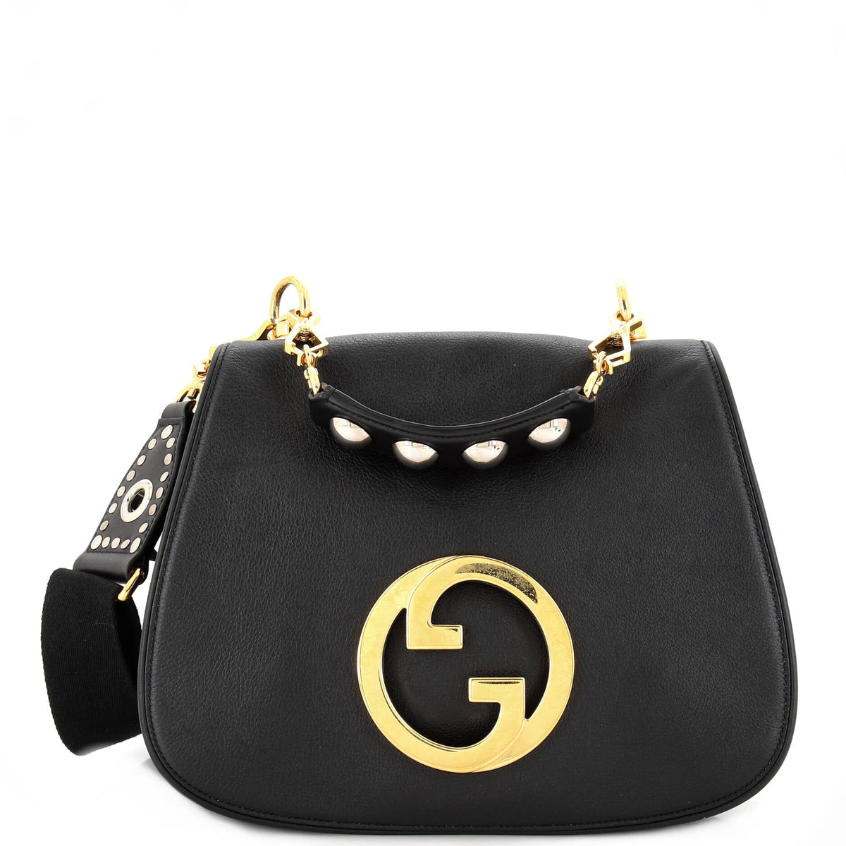 Gucci GUCCI Blondie NM Flap Bag Leather Medium