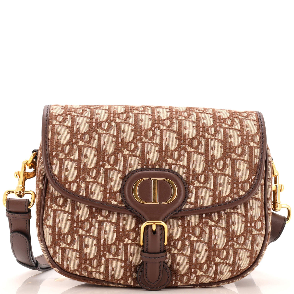 Christian Dior Bobby Flap Bag Oblique Canvas Medium