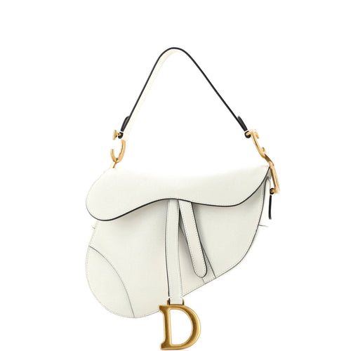 Saddle Handbag Leather Medium