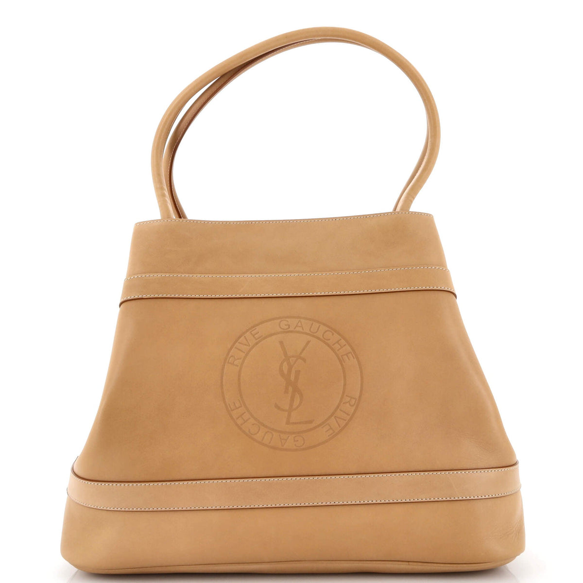 Saint Laurent Rive Gauche Tote Bag Leather Large