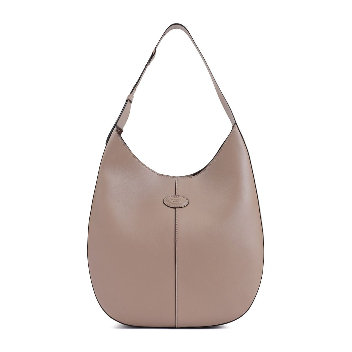Tod's Women's Di Bag Hobo In Leather in Nude & Neutrals | Size UNICA | XBWDBSR9200YATC413