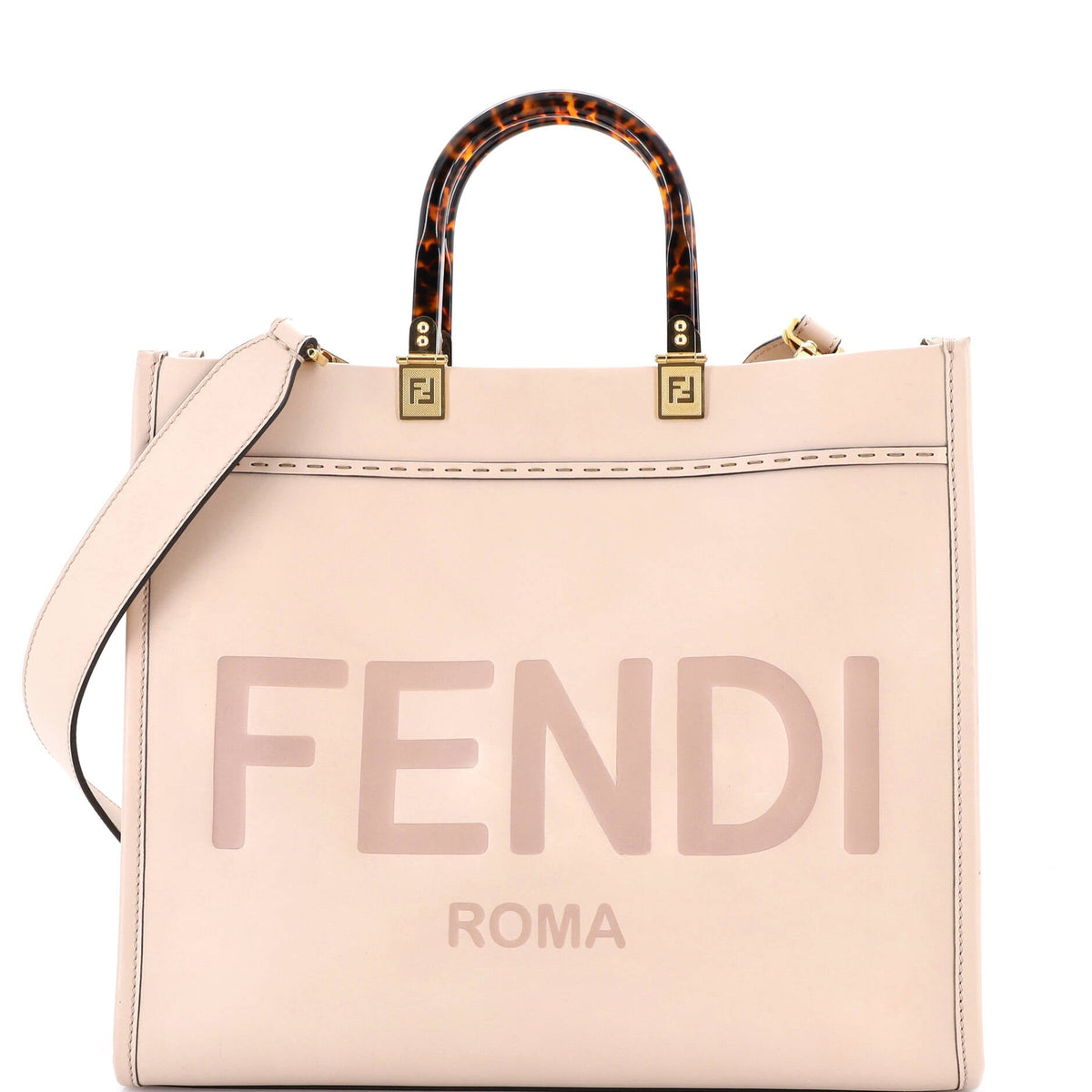 Fendi FENDI Sunshine Shopper Tote Leather Medium