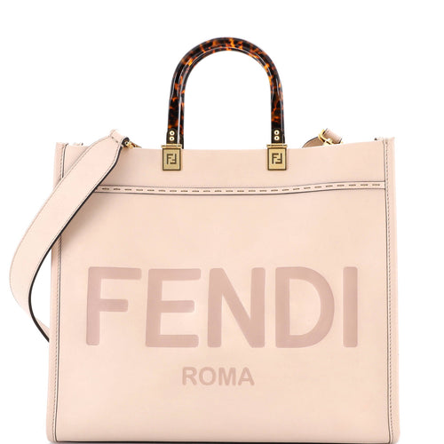 FENDI Sunshine Shopper Tote Leather Medium