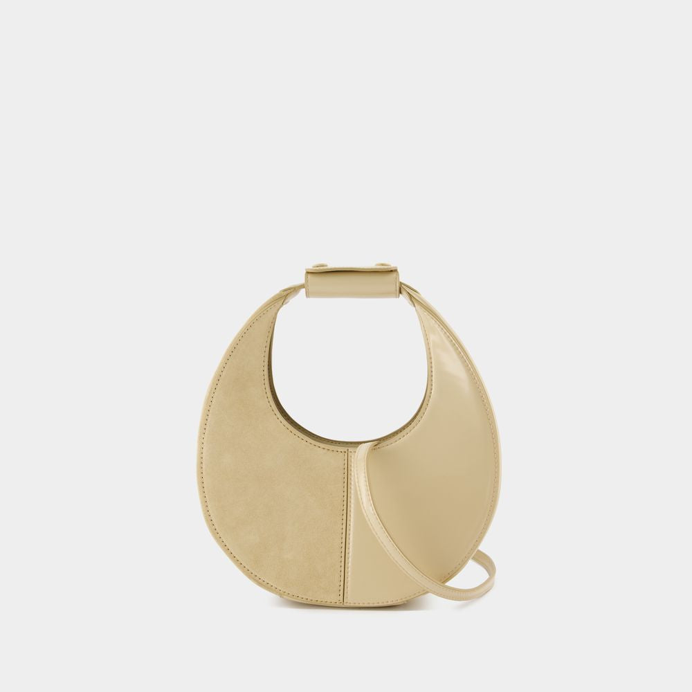 Staud Women's Mini Moon Split Bag in Beige | H24P3002UP Color OATS
