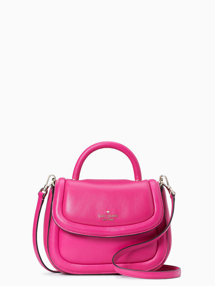 Kate Spade Au Puffy Smooth Leather Top Handle Crossbody