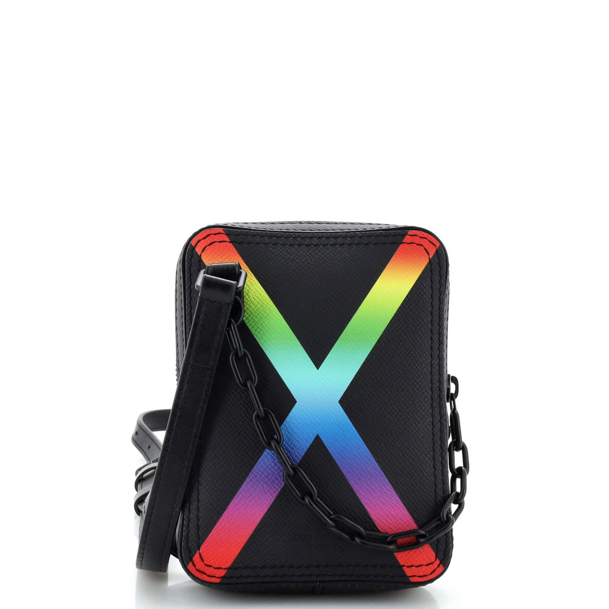 Louis Vuitton Danube Messenger Bag Rainbow Taiga Leather
