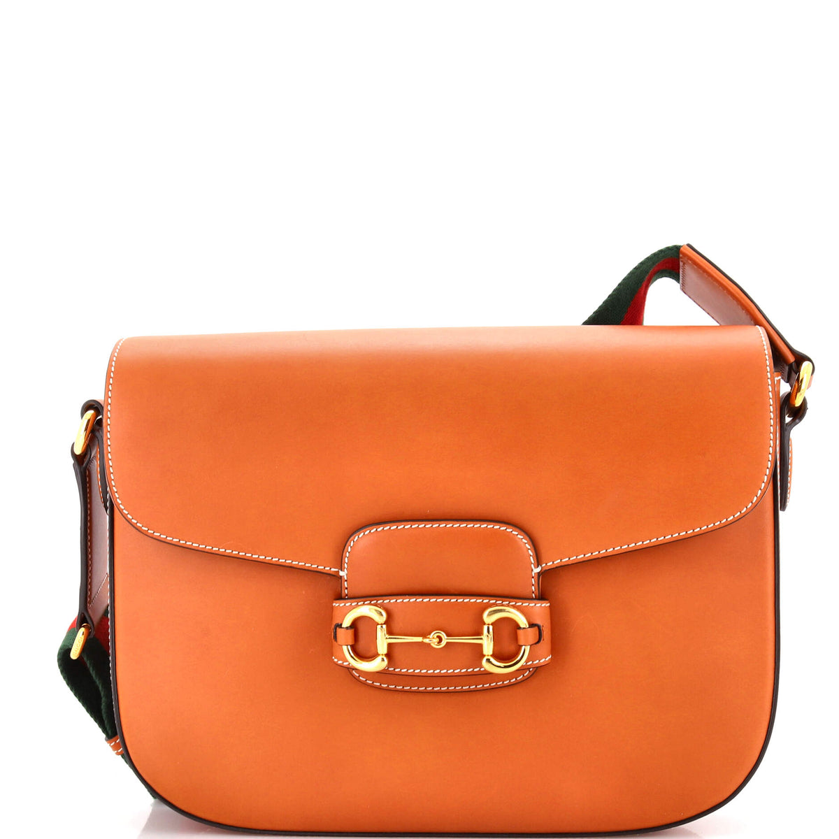 Gucci GUCCI Horsebit 1955 Shoulder Bag Leather Large