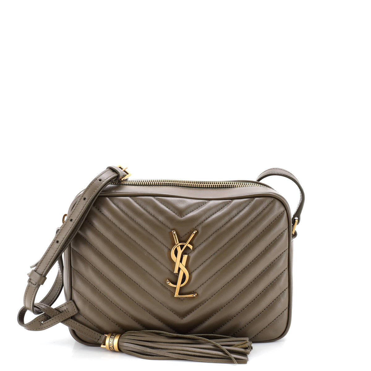 Saint Laurent Lou Camera Bag Matelasse Chevron Leather Small