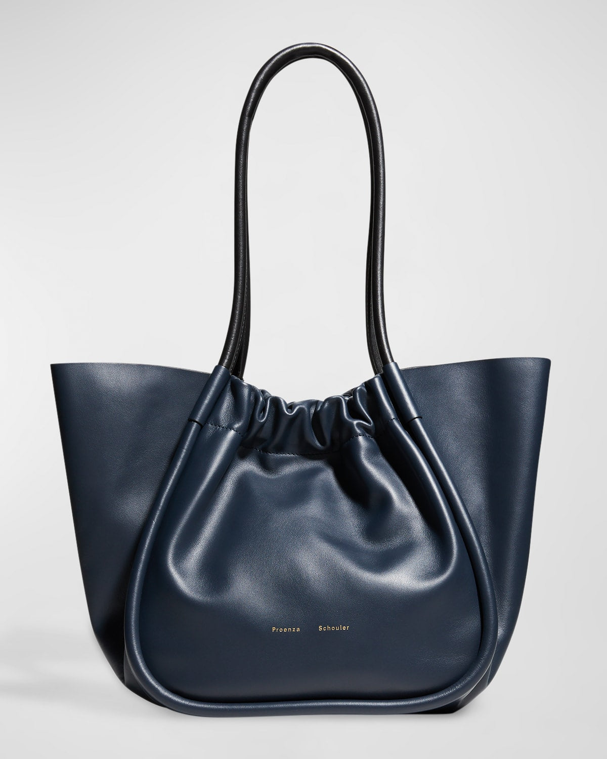 Proenza Schouler Large Ruched Smooth Leather Tote Bag