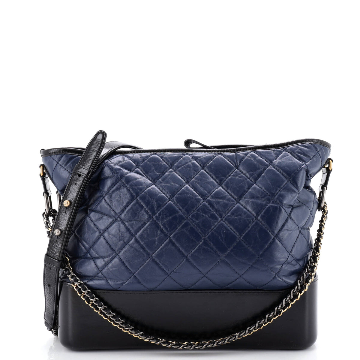 Chanel CHANEL Gabrielle Hobo Quilted Aged Calfskin Medium