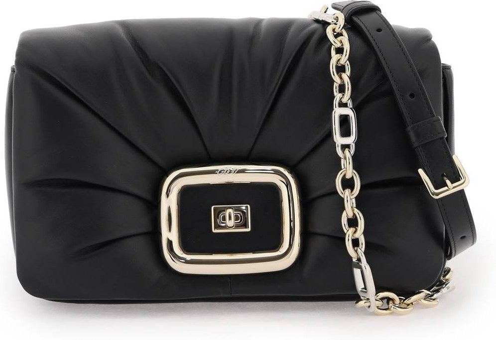 Roger Vivier Women's Viv' Choc Bag in Black | RBWAOGJ0200YDR