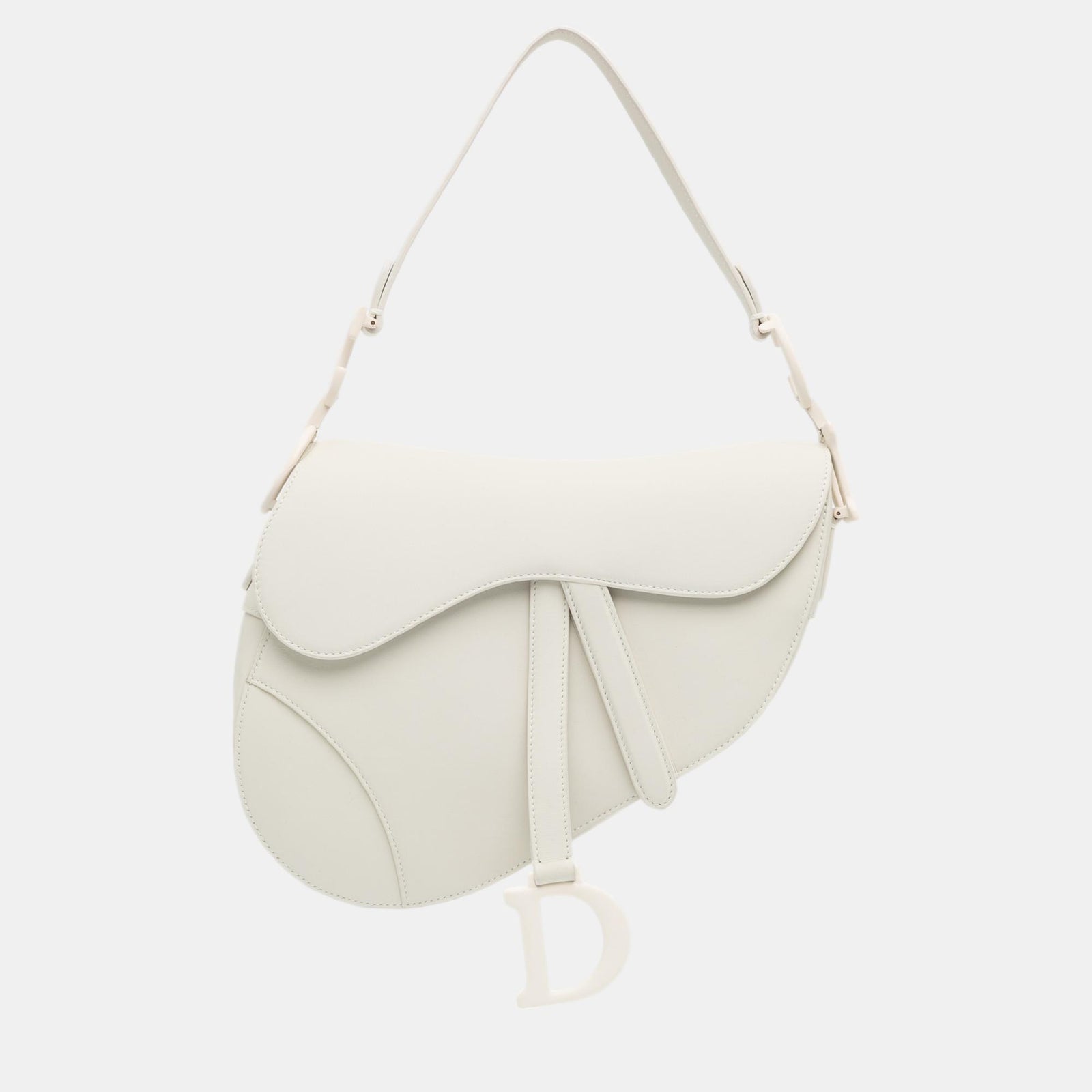 Dior White Ultra Matte Saddle