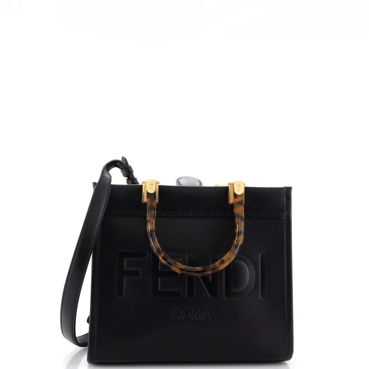 Fendi FENDI Sunshine Shopper Tote Leather Small