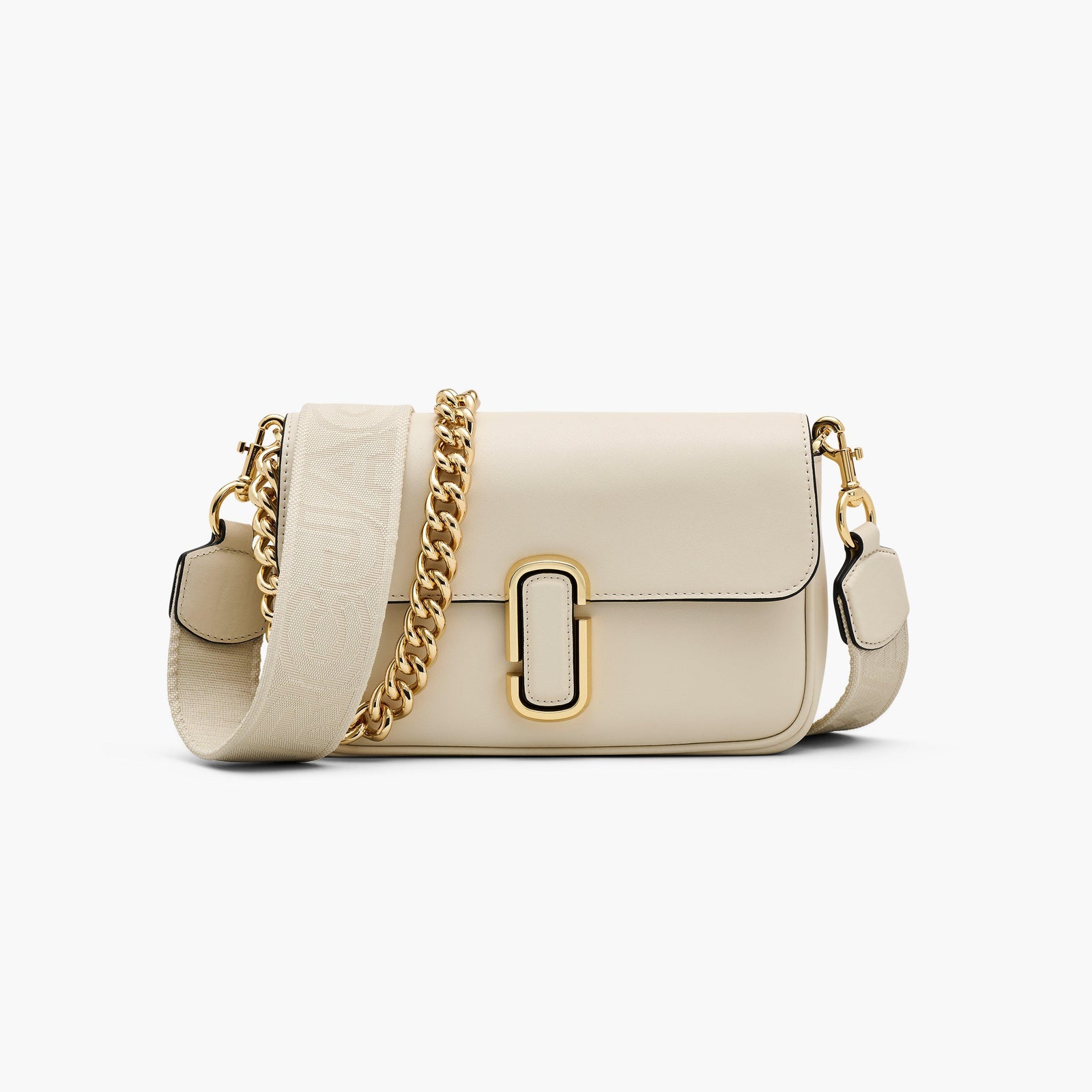 Marc Jacobs Le sac à bandoulière J Marc en blanc nuage