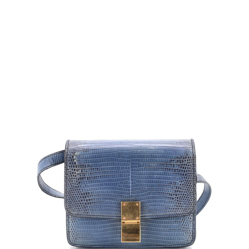 CELINE Classic Box Bag Lizard Small
