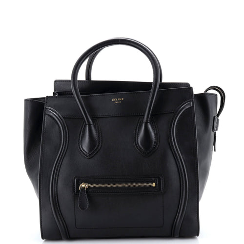 CELINE Luggage Bag Smooth Leather Mini