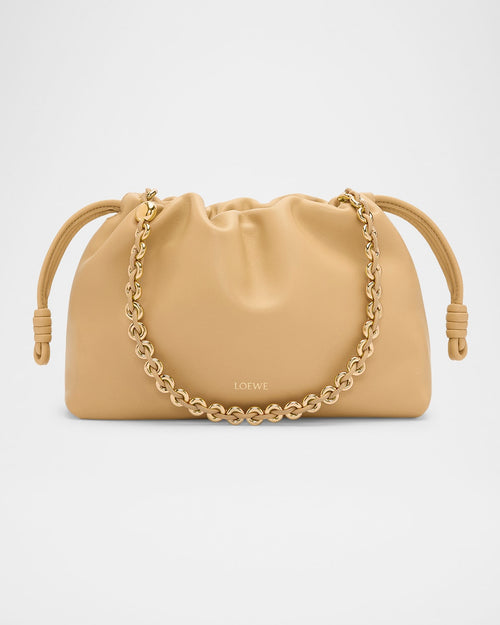 Flamenco Small Shoulder Bag in Napa Leather