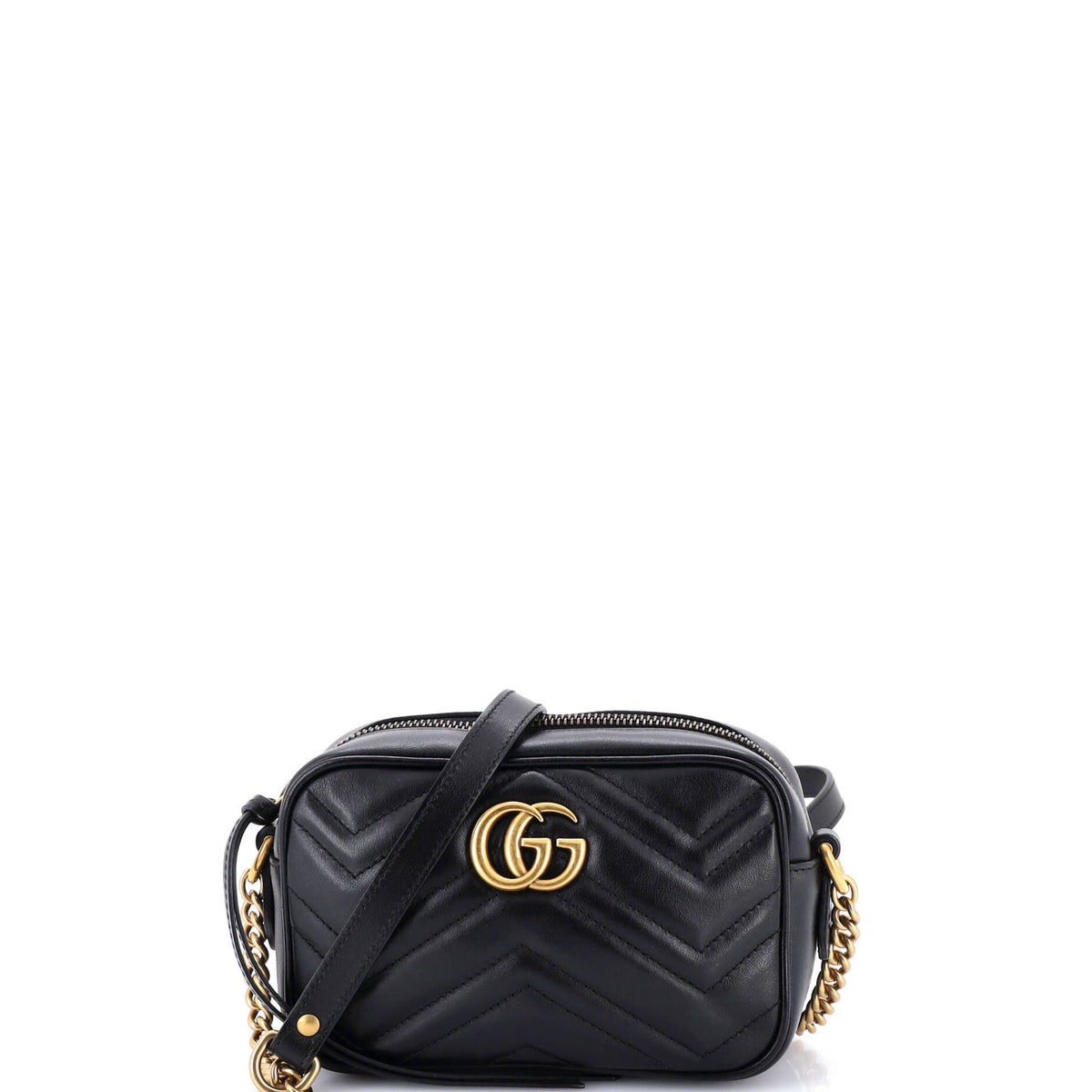 Gucci GUCCI GG Marmont Shoulder Bag Matelasse Leather Mini