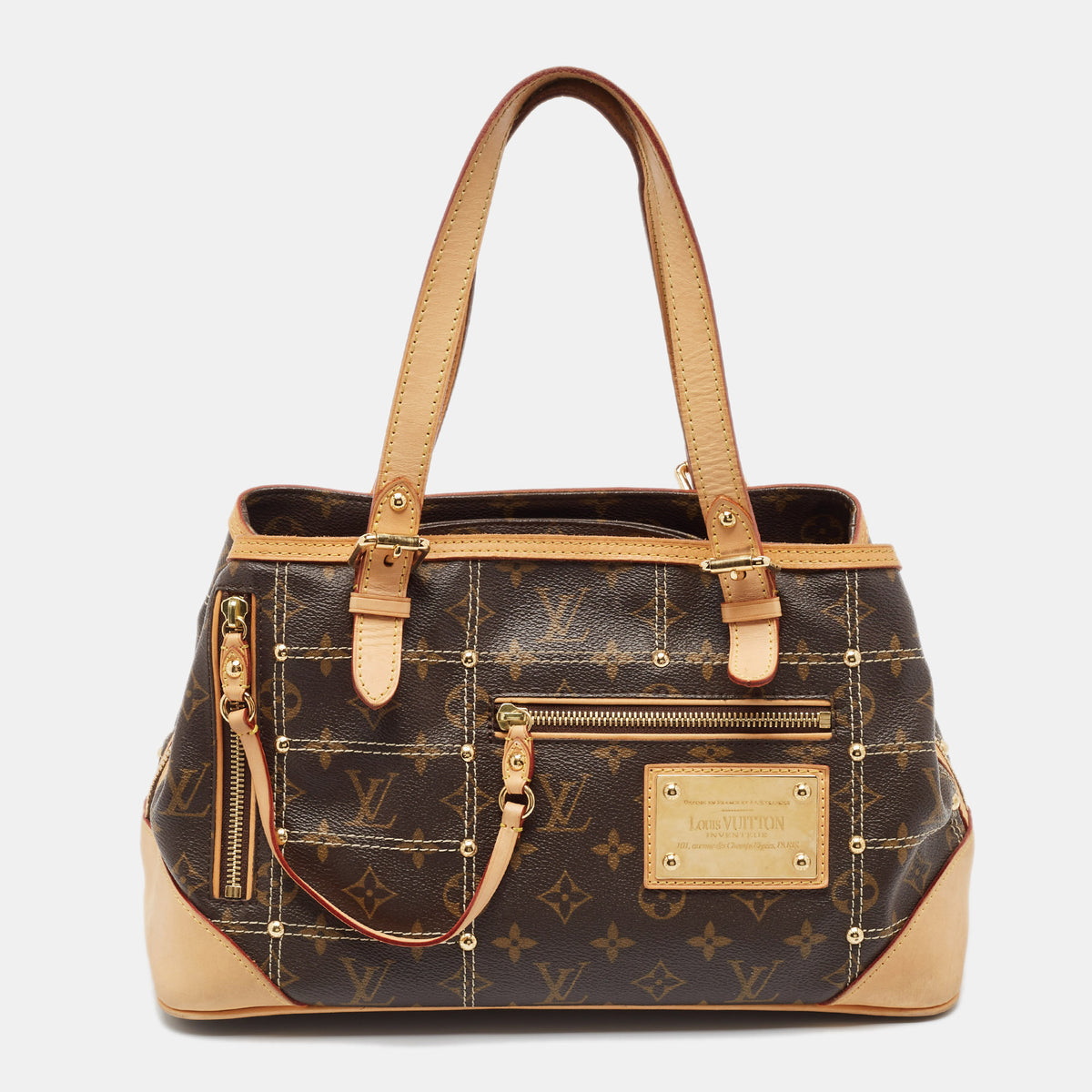 Louis Vuitton Monogram Canvas Riveting Bag