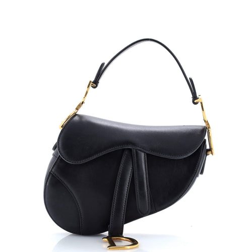 Saddle Handbag Leather Mini