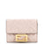 FENDI Trifold Wallet Zucca Embossed Leather Mini