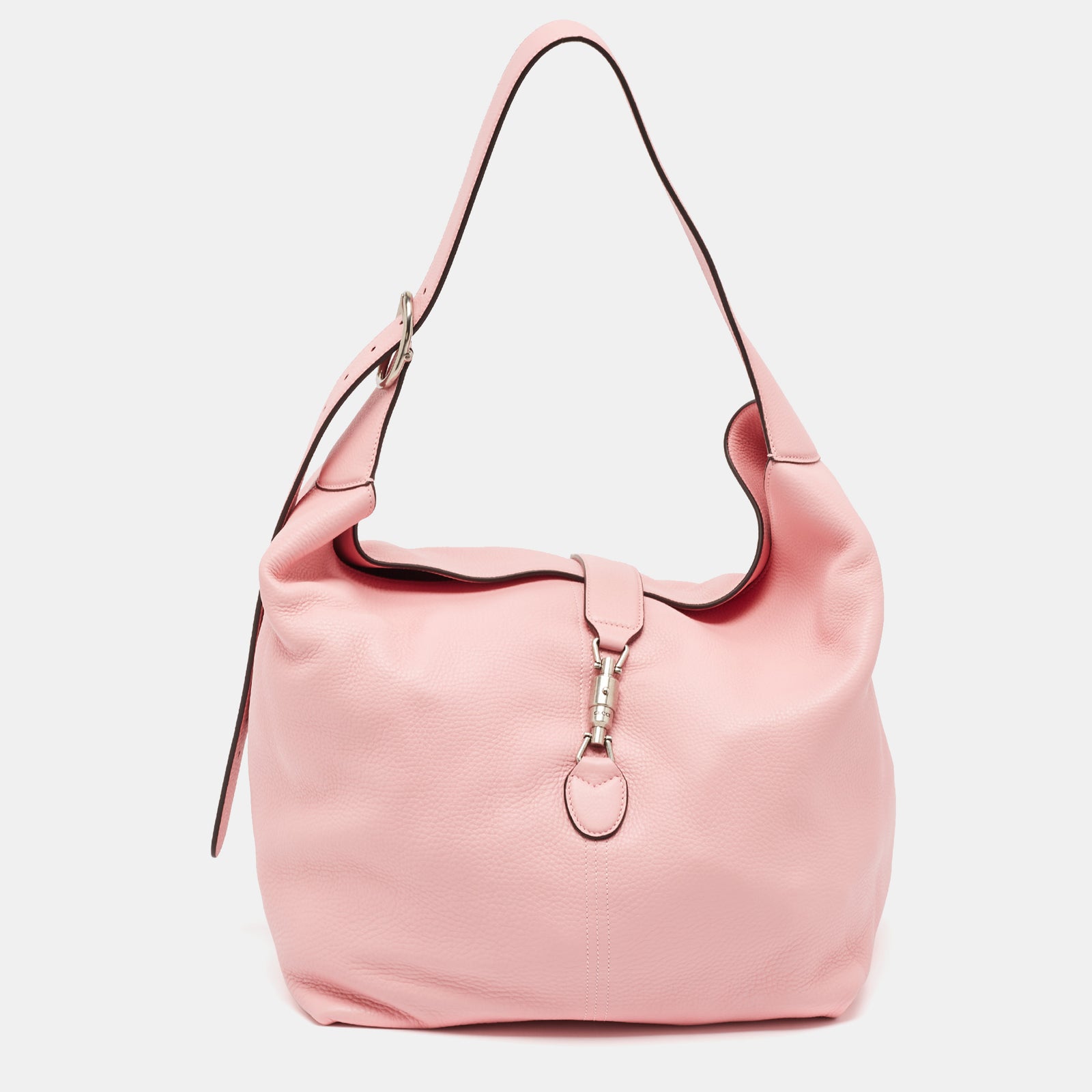 Gucci Mittelgroße Umhängetasche Jackie 1961 aus rosa Leder