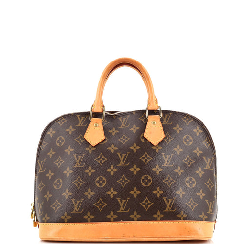 Vintage Alma Handbag Monogram Canvas PM