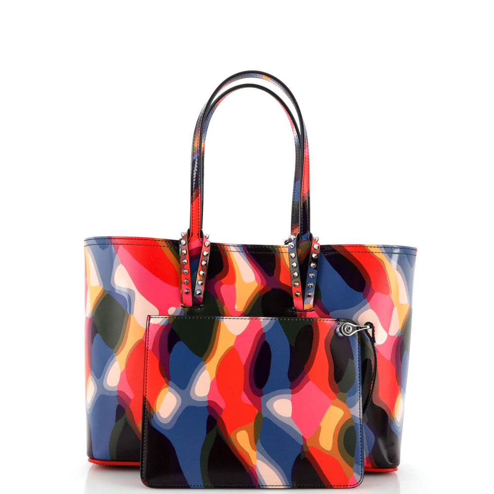 Cabata East West Tote Printed Patent Small