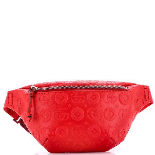 GUCCI Children's Belt Bag Embossed Leather