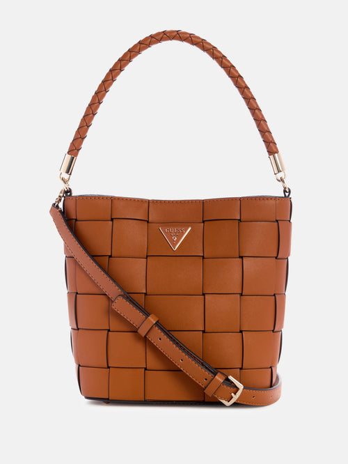 Maylee Woven Bucket Bag