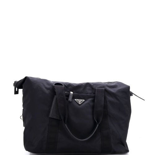 PRADA Weekend Duffle Bag Tessuto Large