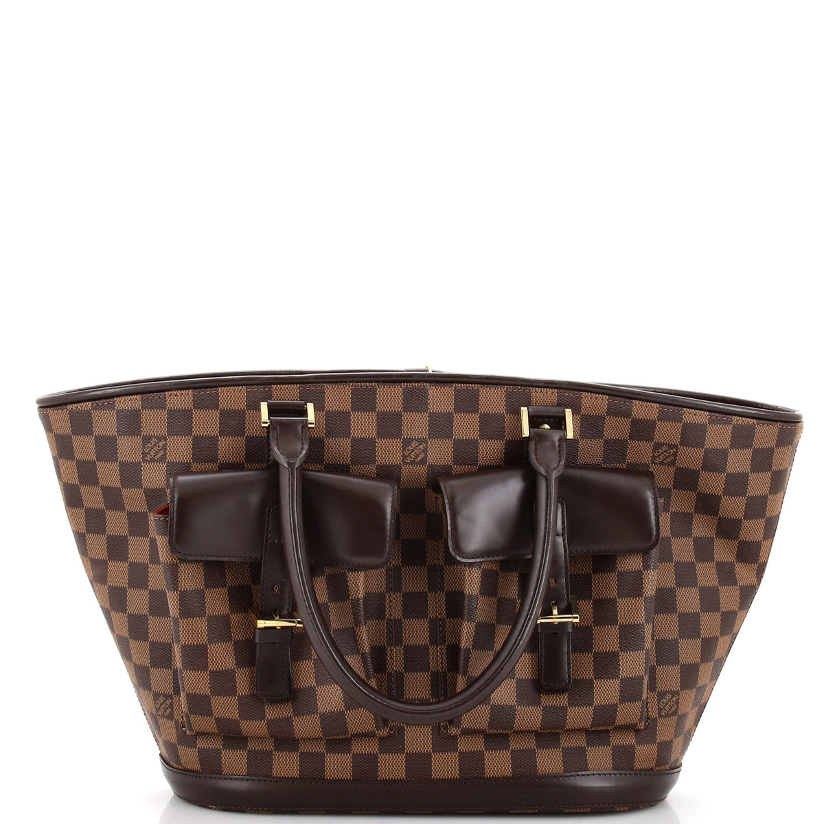 Louis Vuitton Manosque Handbag Damier GM