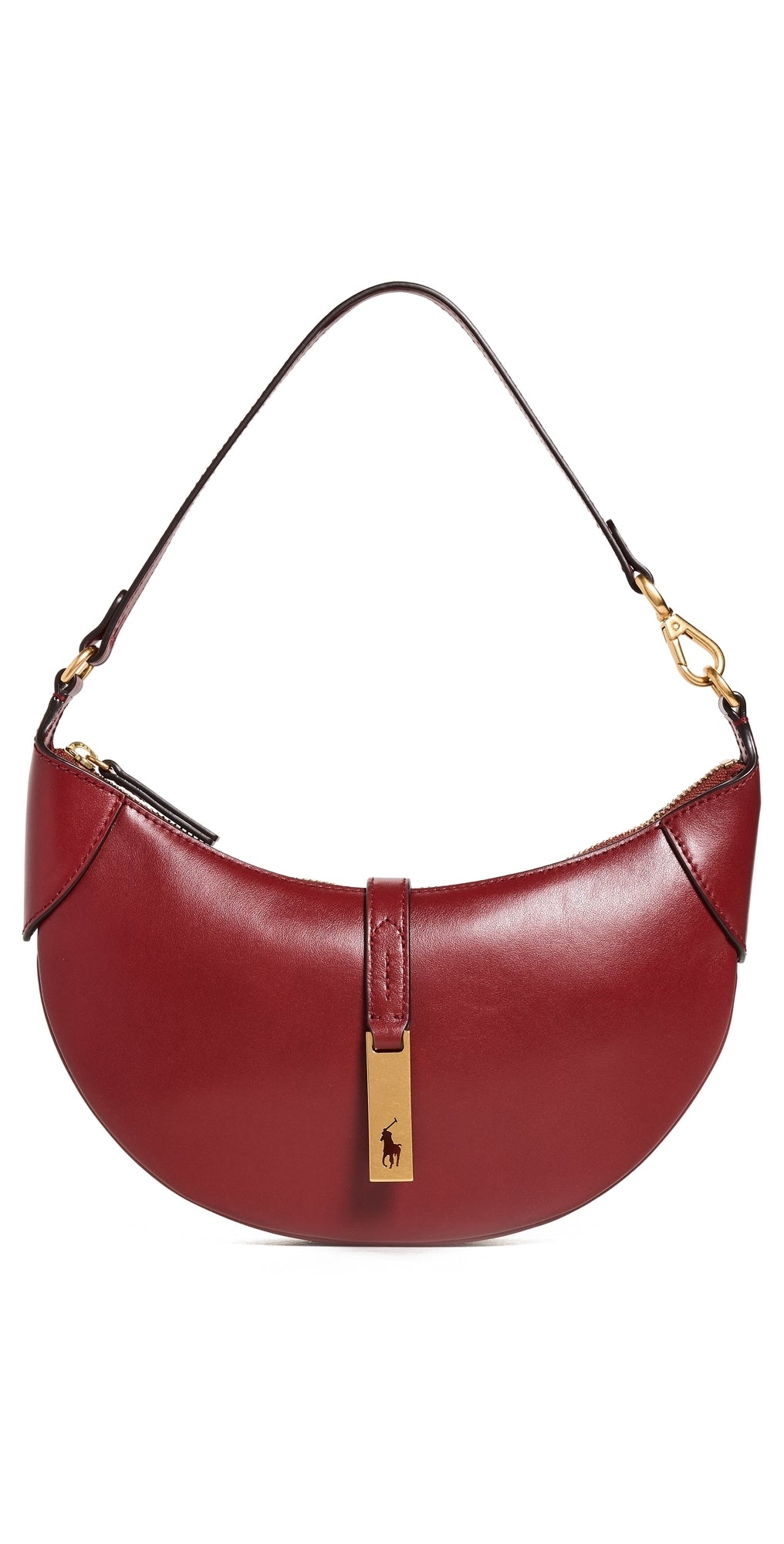 Ralph Lauren Polo Sport Calf Mini Shoulder Bag Chianti One Size