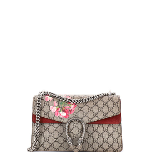 GUCCI Dionysus Bag Blooms Print GG Coated Canvas Small