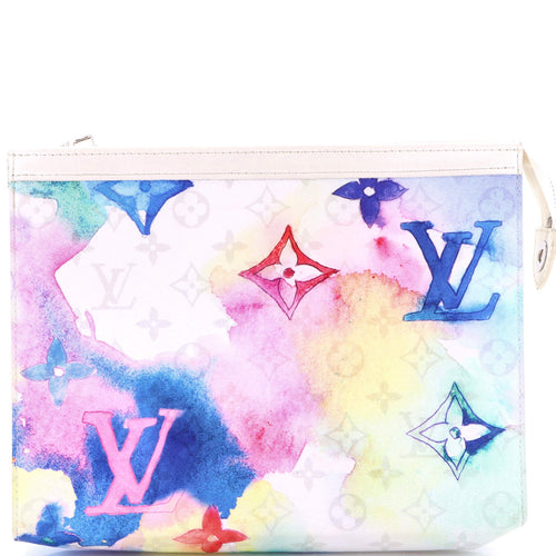 Pochette Voyage Limited Edition Monogram Watercolor Canvas MM