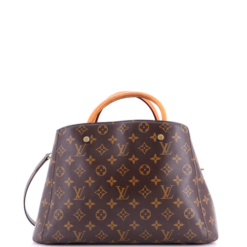 Montaigne Handbag Monogram Canvas MM