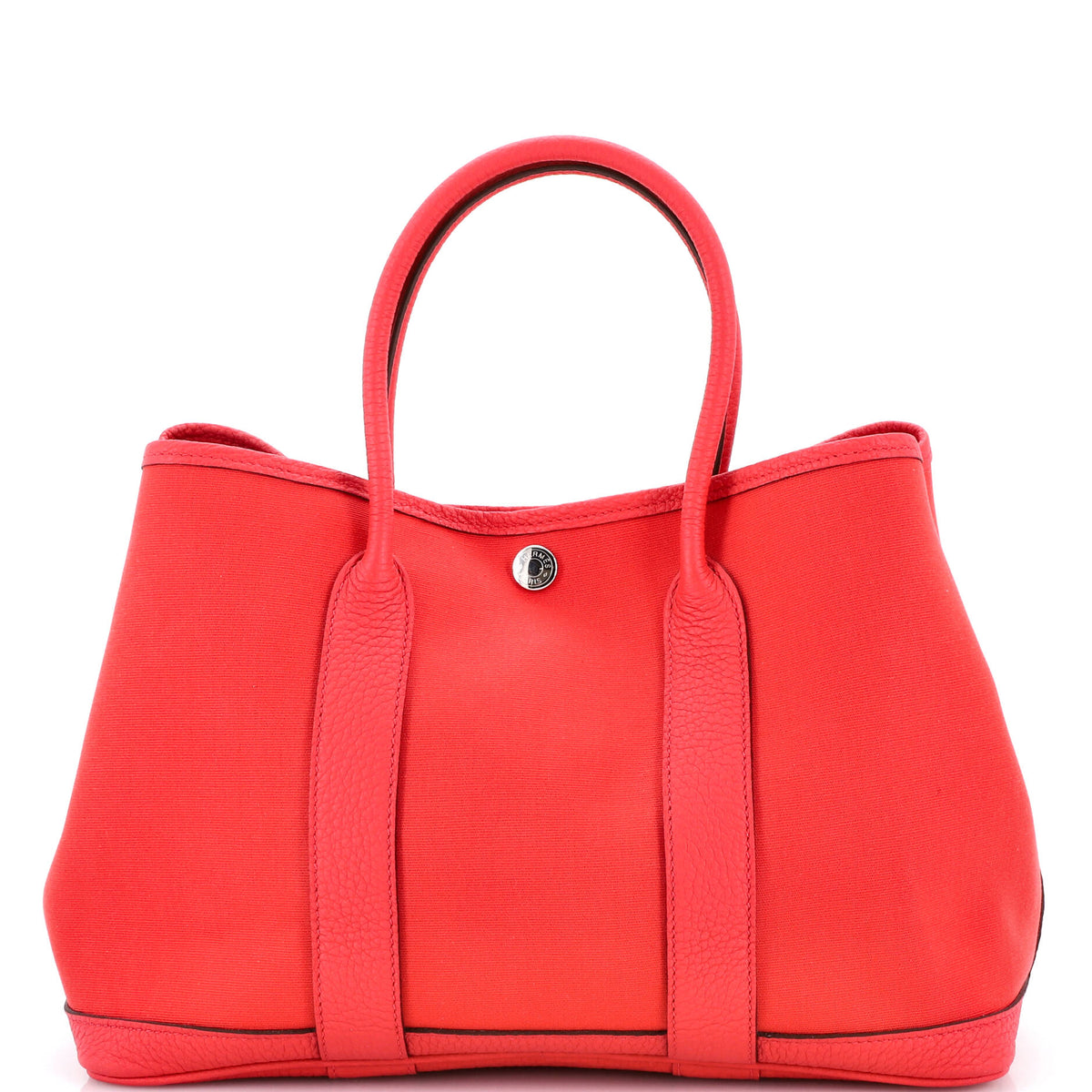 Herm?s Garden Party Tote Toile and Leather 30