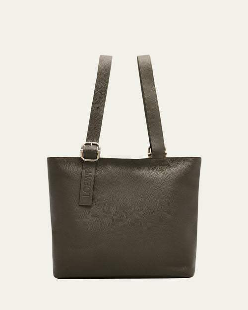 Men's Loop Zipped Leather Tote Bag
