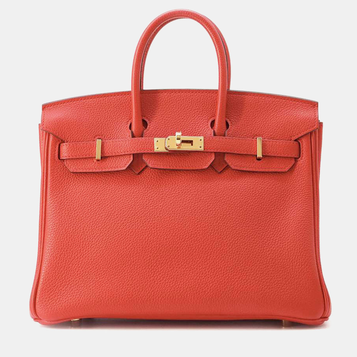 Hermès Rouge Coeur Togo Leather Birkin Bag Size 25