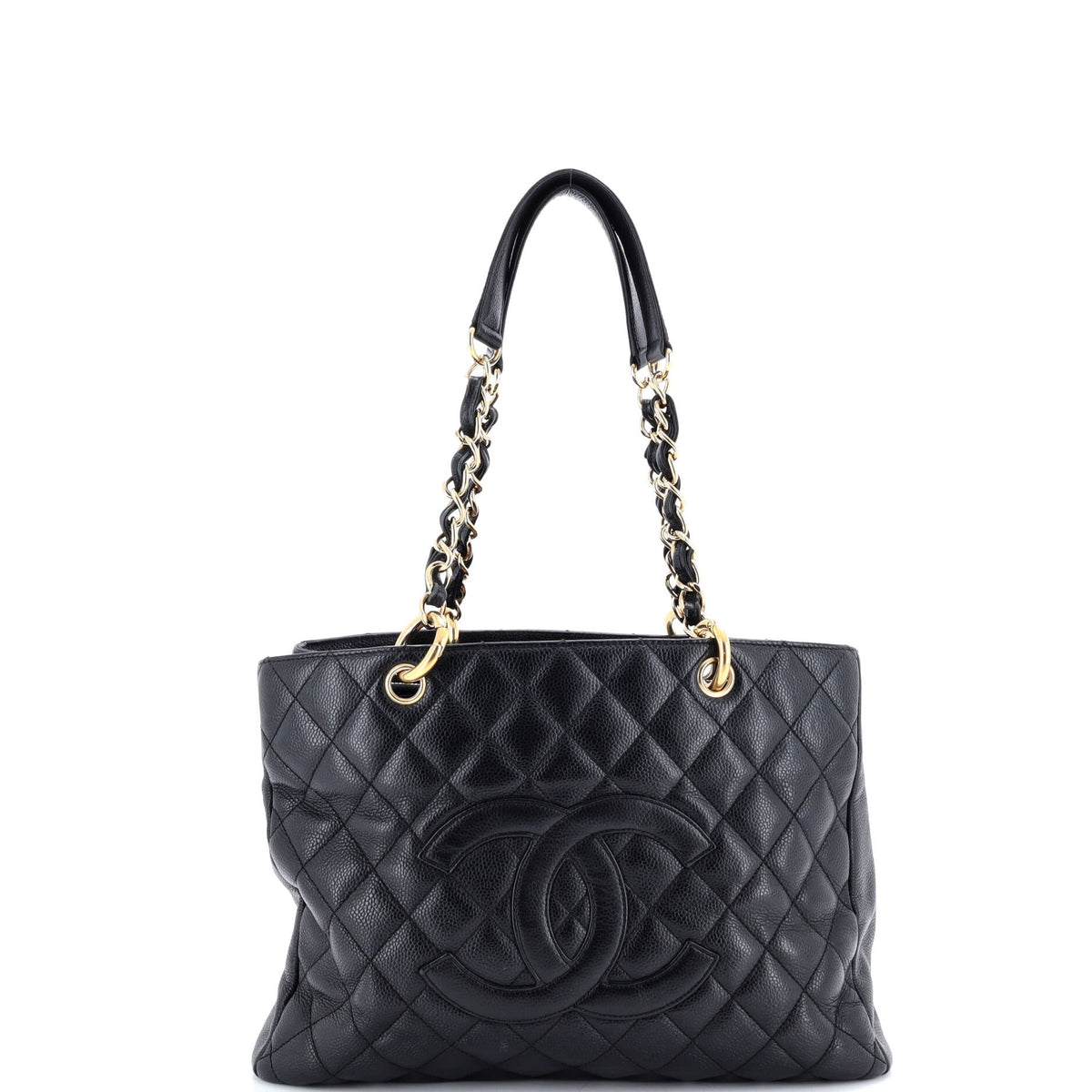 Chanel CHANEL Grand Shopping Tote Quilted Caviar