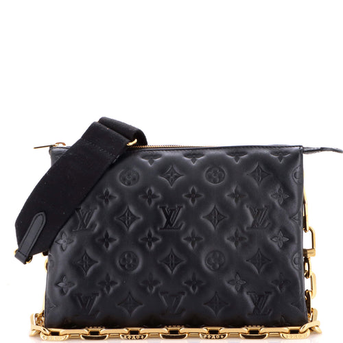 Coussin Bag Monogram Embossed Lambskin PM